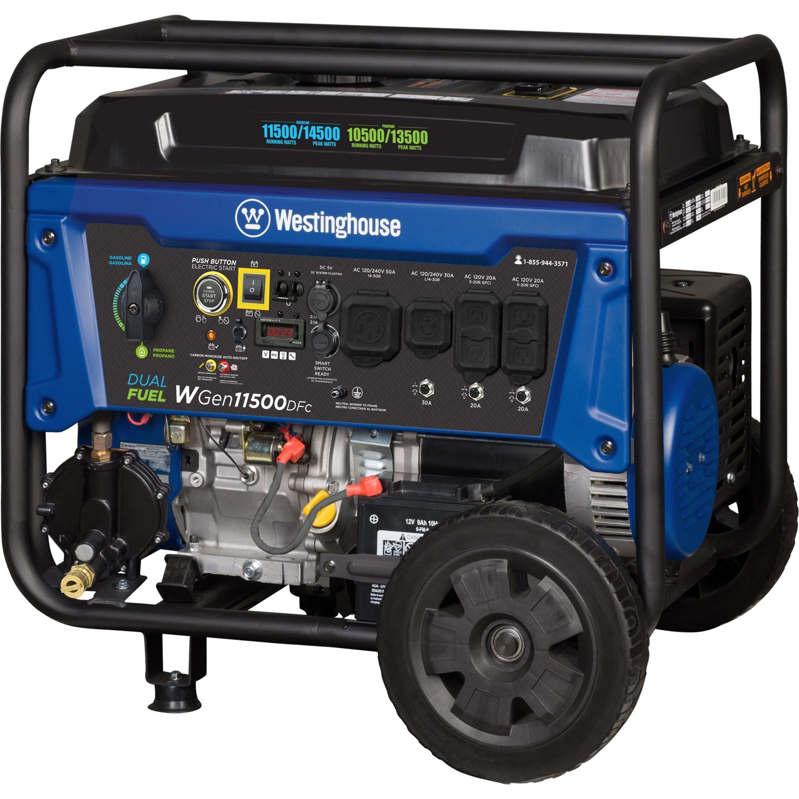 WGen11500DFc - Dual Fuel with CO Sensor - Image 11