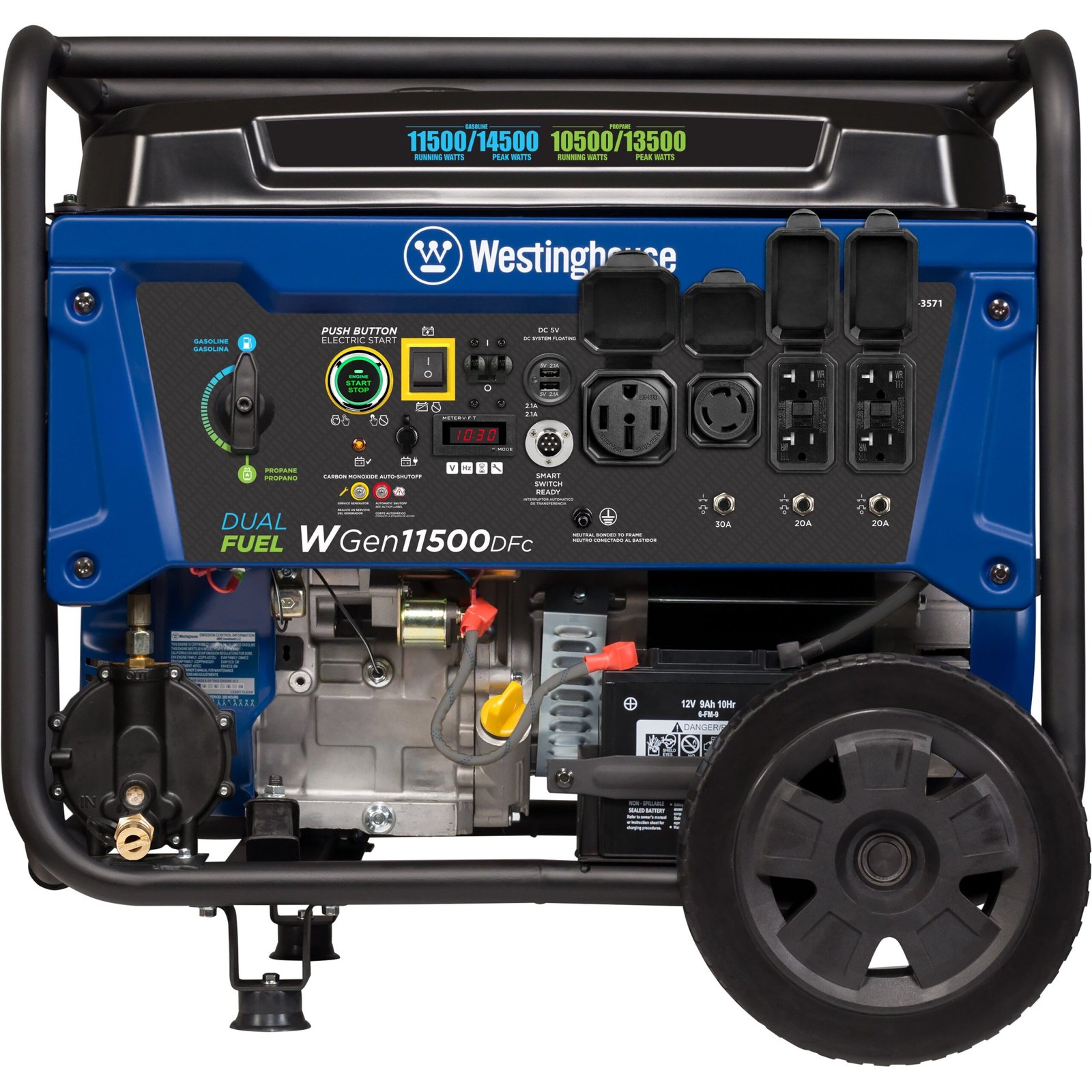 WGen11500DFc - Dual Fuel with CO Sensor - Image 10
