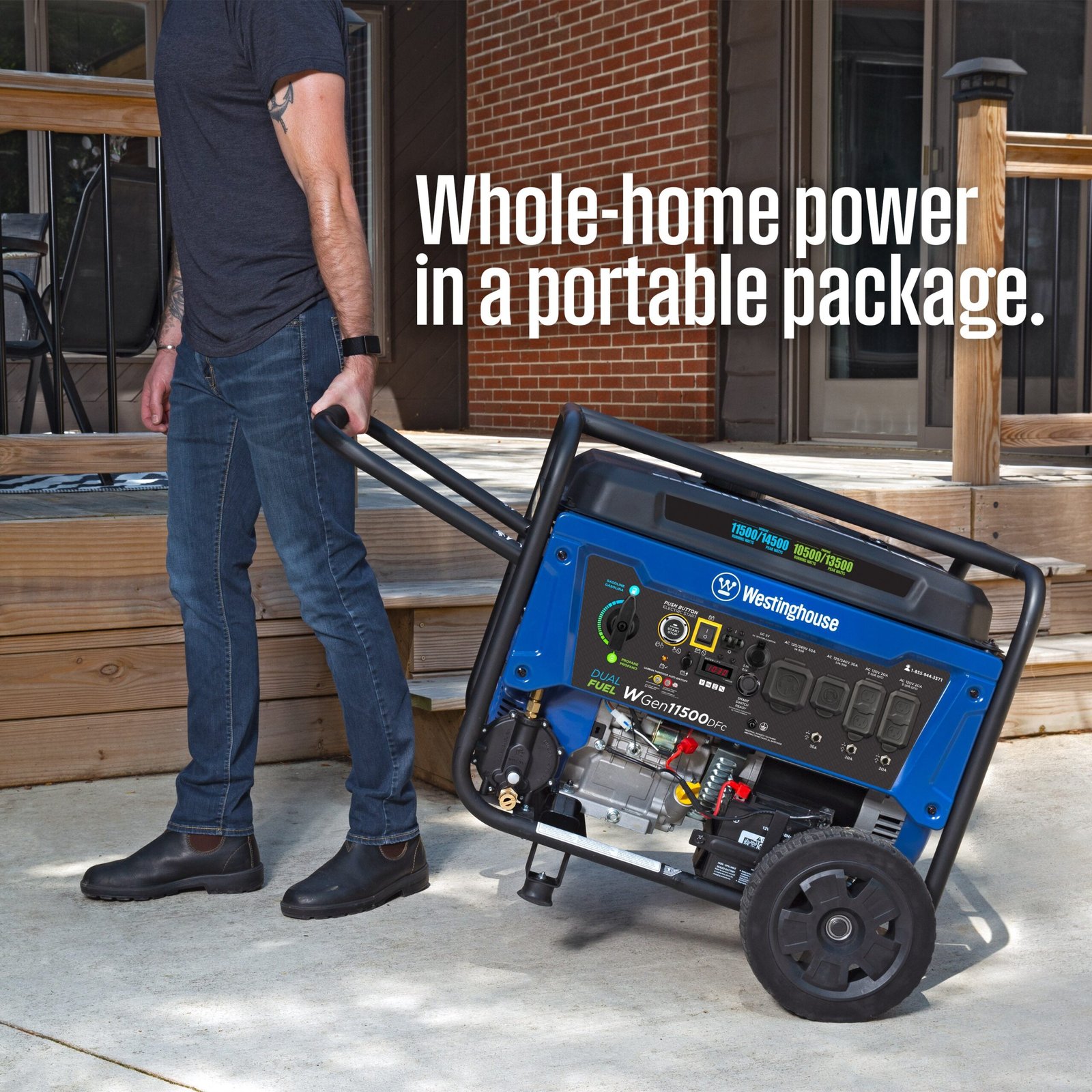 WGen11500DFc - Dual Fuel with CO Sensor - Image 5