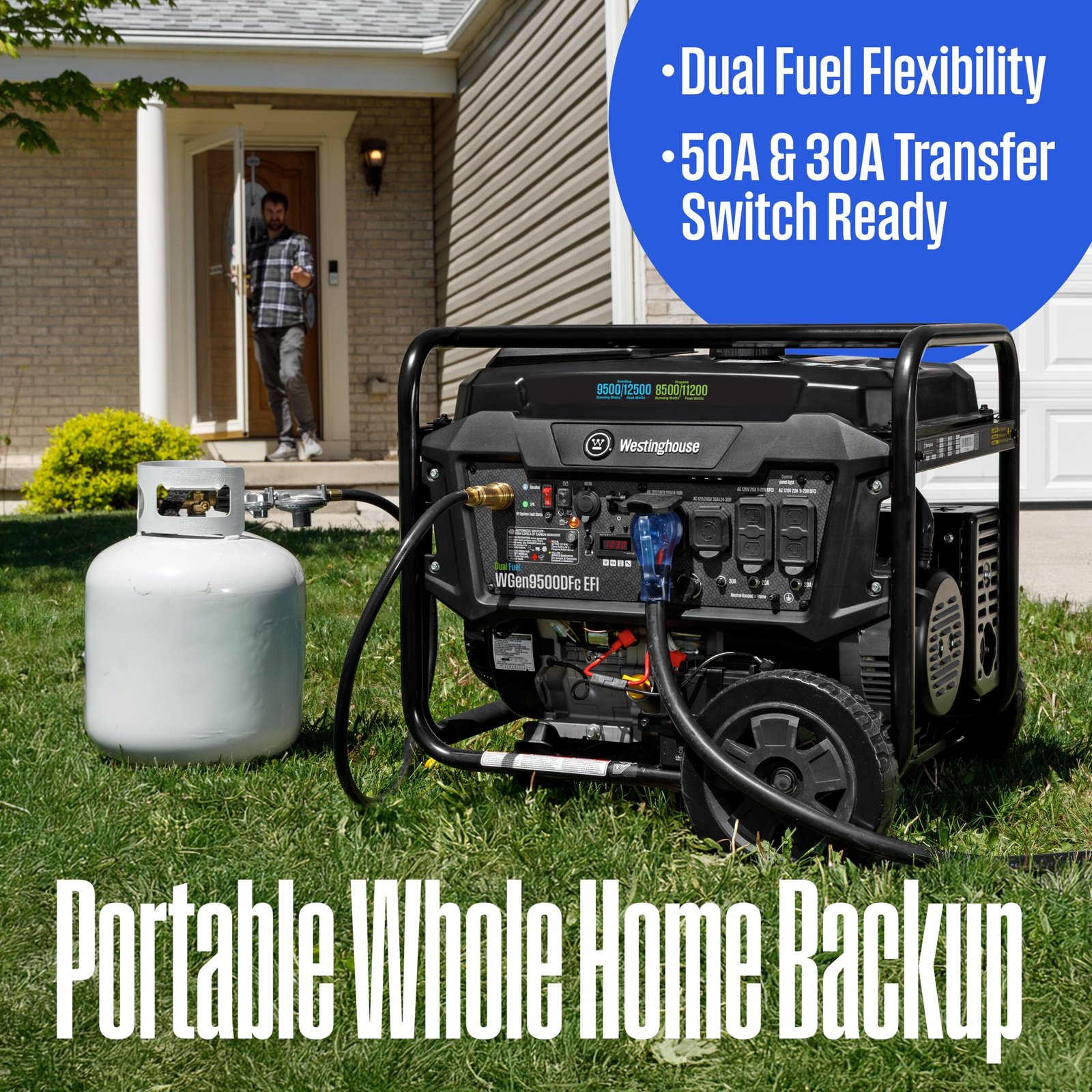 WGen9500DFc EFI - Dual Fuel with CO Sensor - Image 4