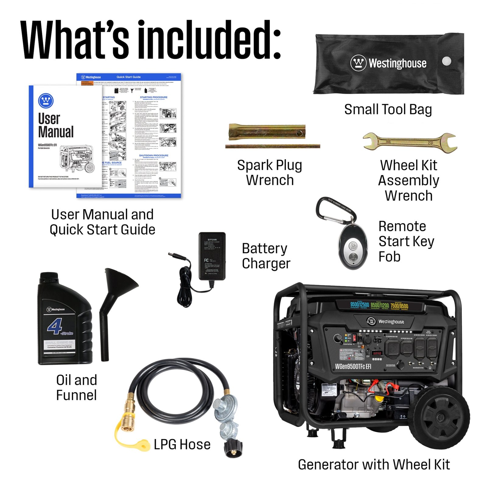 WGen9500TFc EFI - Tri-Fuel with CO Sensor - Image 9