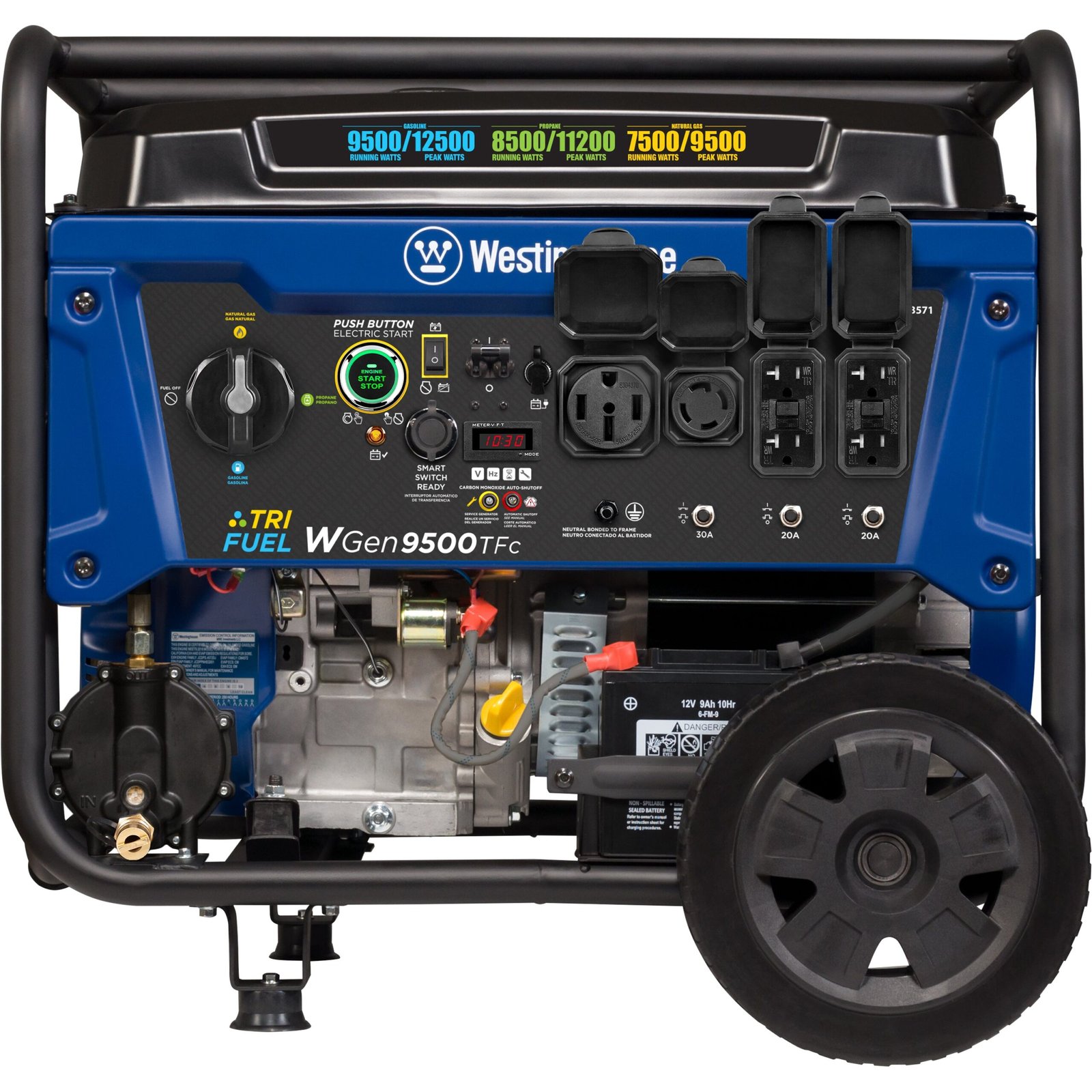 WGen9500TFc - Tri-Fuel with CO Sensor - Image 13