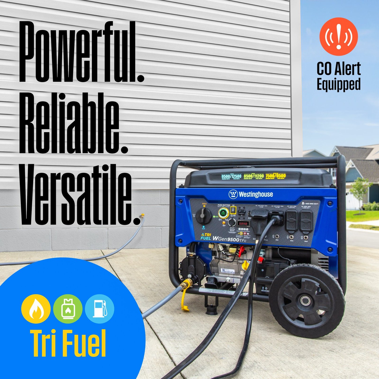 WGen9500TFc - Tri-Fuel with CO Sensor - Image 3